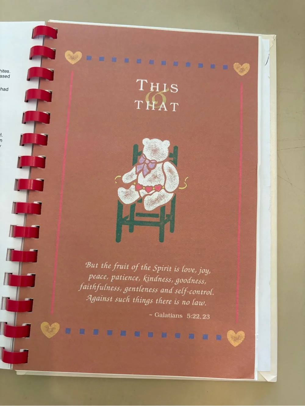 Taste & See St. Mark's EYC Cookbook - White Cover with Red Spiral